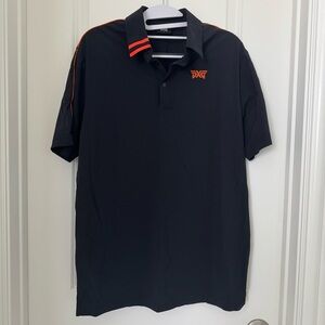 PXG Black Polo with Orange Accents